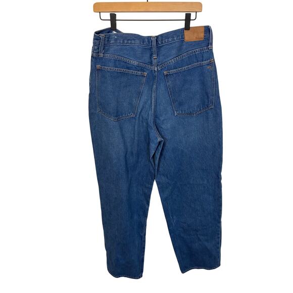 Madewell Baggy Straight Jeans Women’s 30 Dark Wash High Rise Casual Denimcore - Picture 5 of 6